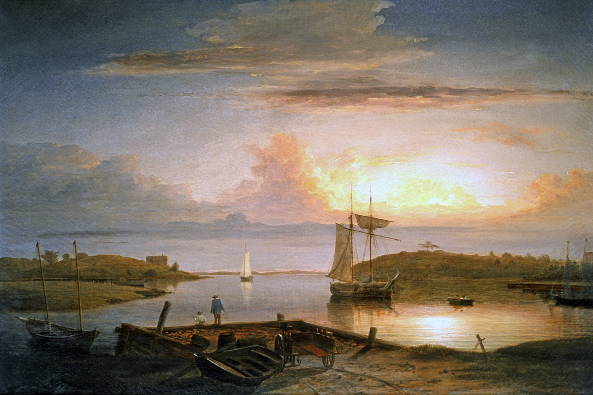 Fitz Henry Lane | Manchester Harbor, 1853 (inv. 324) | Catalog entry