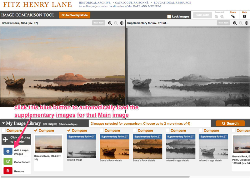 9 Adding supplementary images from My Image Library screen shot for ICT help