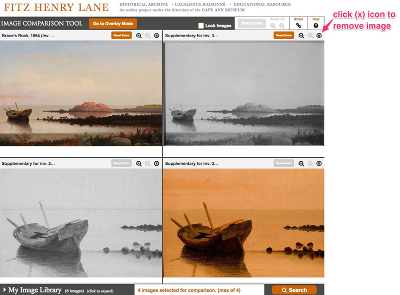 5 Removing an image from a comparison screen shot for ICT help