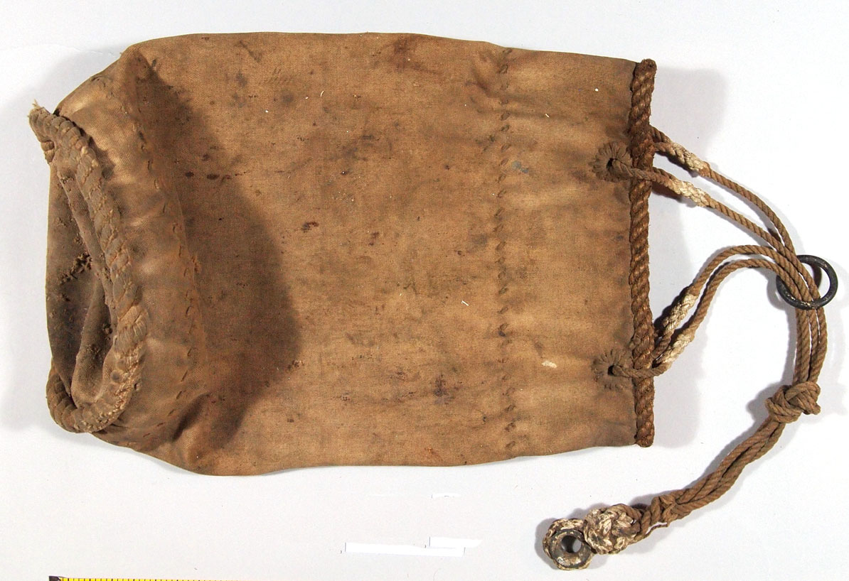 Mid-19th Century Sail Maker's Ditty Bag With Original Content